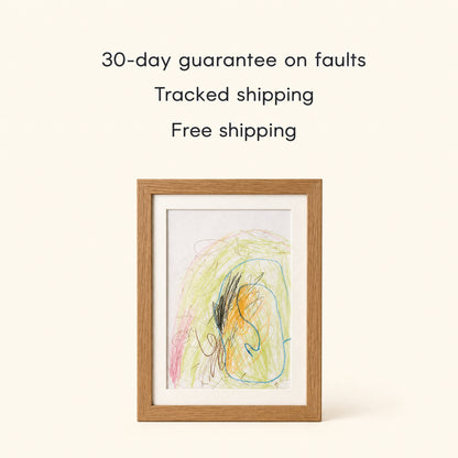 30-day guarantee on faults, tracked shipping, free shipping on every order
